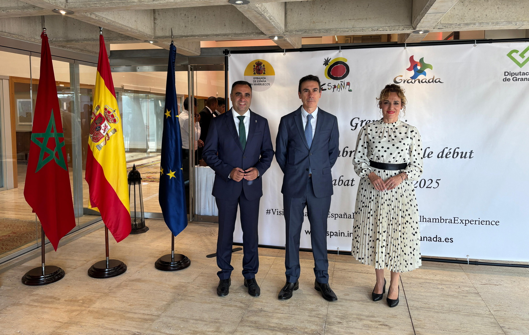 Diputación busca en Rabat mejorar la conectividad aérea y marítima de Granada con Marruecos